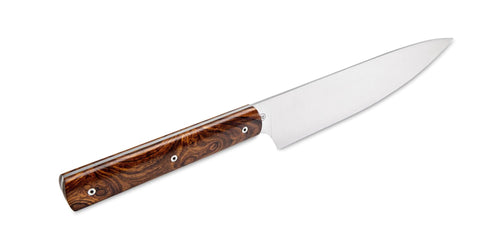 Couteau de Cuisine Éminceur 18 cm Bois de Fer d'Arizona – Fabrication Française | Perceval