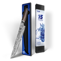 Kai Shun Premier Tim Mälzer The Legend TDM-1785 couteau Tantō japonais édition limitée lame 25,5 cm manche en bois de pakka disponible chez Coutellerie Marcin Liège et Ciney.Livraison en europe